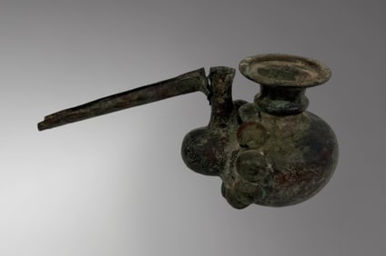 Luristan Bronze Bulbous Wine Vessel – 2nd Century BC