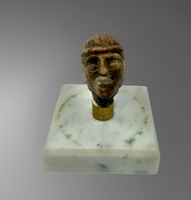 Roman Marble Head of a Man – 4th Century AD