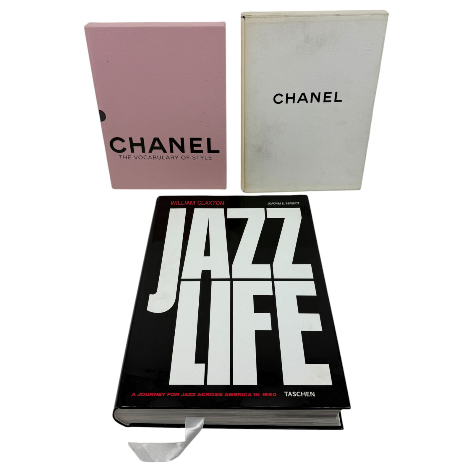 FASHION BOOK COLLECTION LOT OF CHANEL AND JAZZ LIFE LOT OF 3: FASHION BOOK COLLECTION LOT OF CHANEL AND JAZZ LIFE LOT OF 3 Jazzlife: A Journey for Jazz Across America Taschen, Chanel by Jean Leymarie