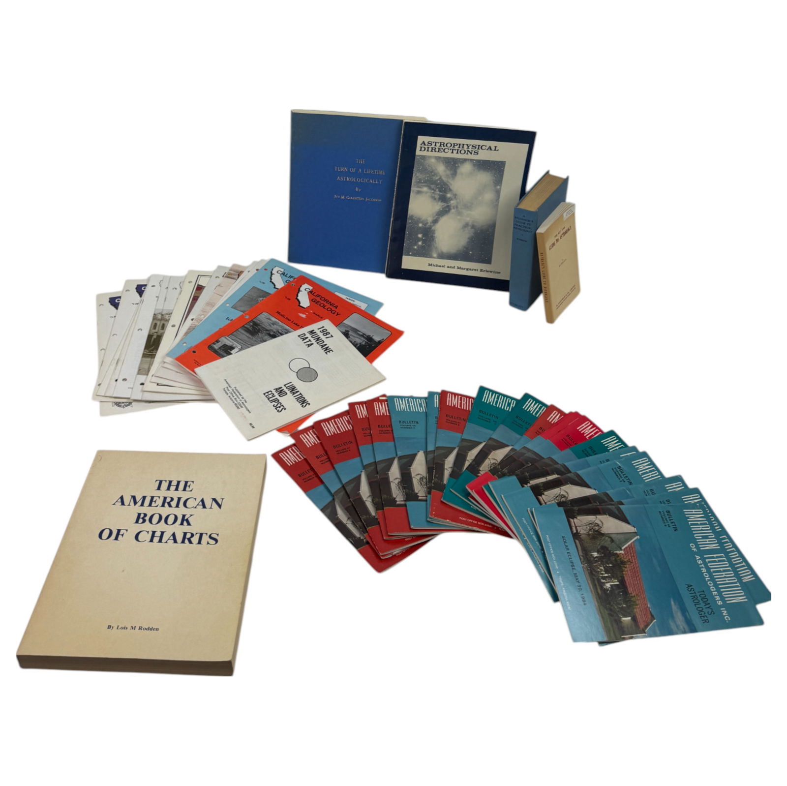 Vintage Astrology & Geology Book Collection (1 of 5)