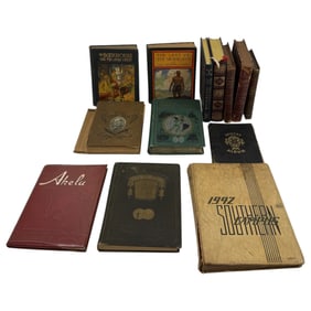 Collection Of Vintage Books &  Encyclopedias