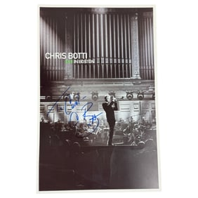 Vintage Signed Lobby Poster By Chris Botti