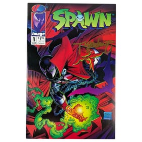 Vintage Spawn #1 Signed By Todd McFarlane