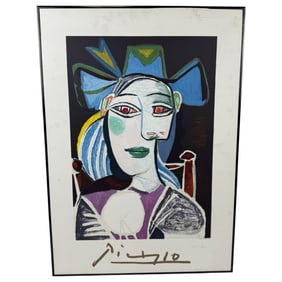 Vintage  Lithograph The Marina Piccaso Collection