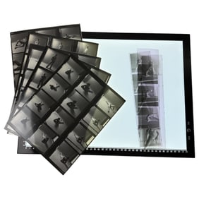 Vintage Adult Gay Male Interest Movie Sceen Shoot Film Production Contact Sheet Photo and Negative