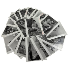 Vintage Black and White Photos Nudes lot of 20 Photos  8"x 10"