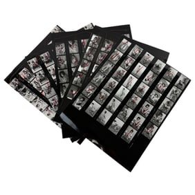 Vintage Black and White Photos Nudes Contact Sheets Photos  8" x 10"