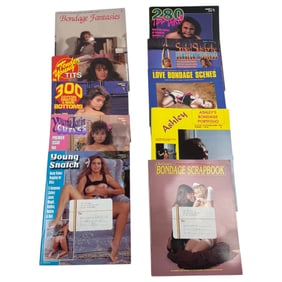 Vintage Bondage Magazine Erotic Nude Adult Collection Lot