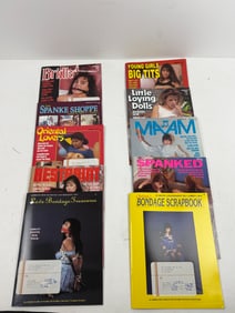 Vintage Bondage Magazine Erotic Nude Adult Collection Lot