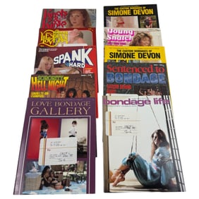 Vintage Bondage Magazine Erotic Nude Adult Collection Lot