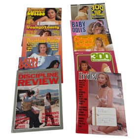 Vintage Bondage Magazine Erotic Nude Adult Collection Lot