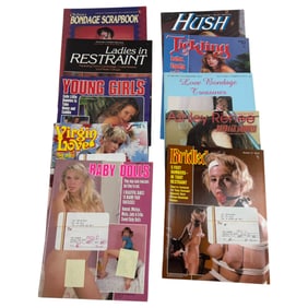 Vintage Bondage Magazine Erotic Nude Adult Collection Lot