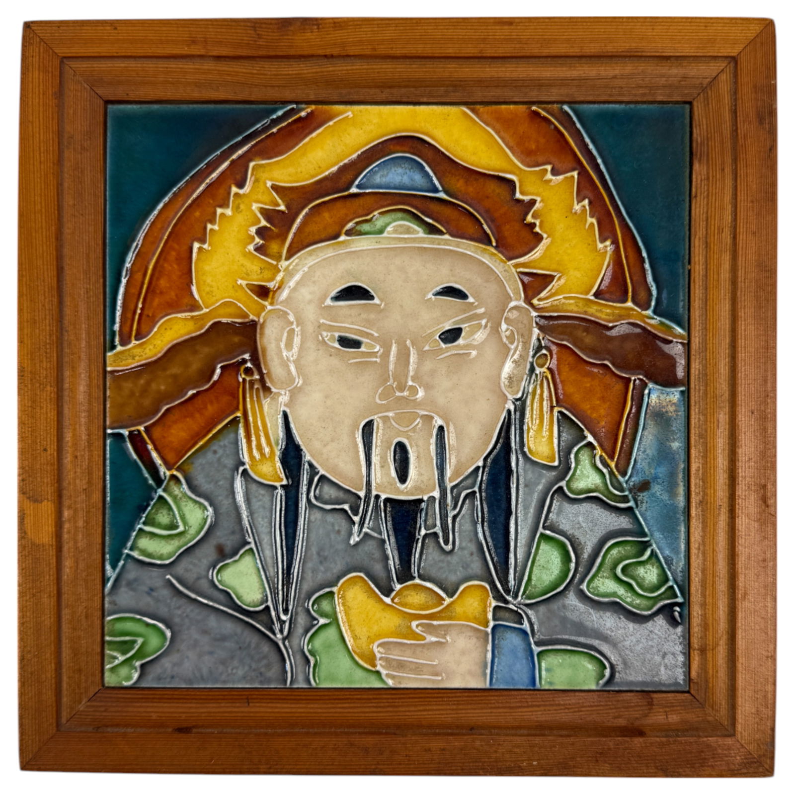 Antique Japanes Tile Artwork (1 of 3)