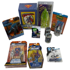Vintage DC Toy And Figurine Lot