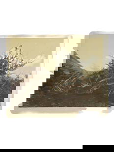 Edward Weston (1886-1958) Hand Colored and Signed Photograph: Edward Weston (1886-1958) Hand Colored and Signed Photograph. Mounted to mat. Size of photo: 9 1/2" x 8 3/4". Size with matting: 17" x 14".