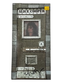 Alice Cooper the Life and Crimes of Alice Cooper Signed Action Figure