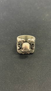 Stanley Guess Chrome Hearts Designer Skull Sterling 925 Ring: Stanley Guess Chrome Hearts Designer Skull Sterling 925 Ring Size 10