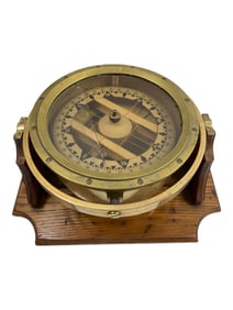 W.Ludolph Vintage Ship Hamburg Bremerhaven Old Cargo Binnacle Compass