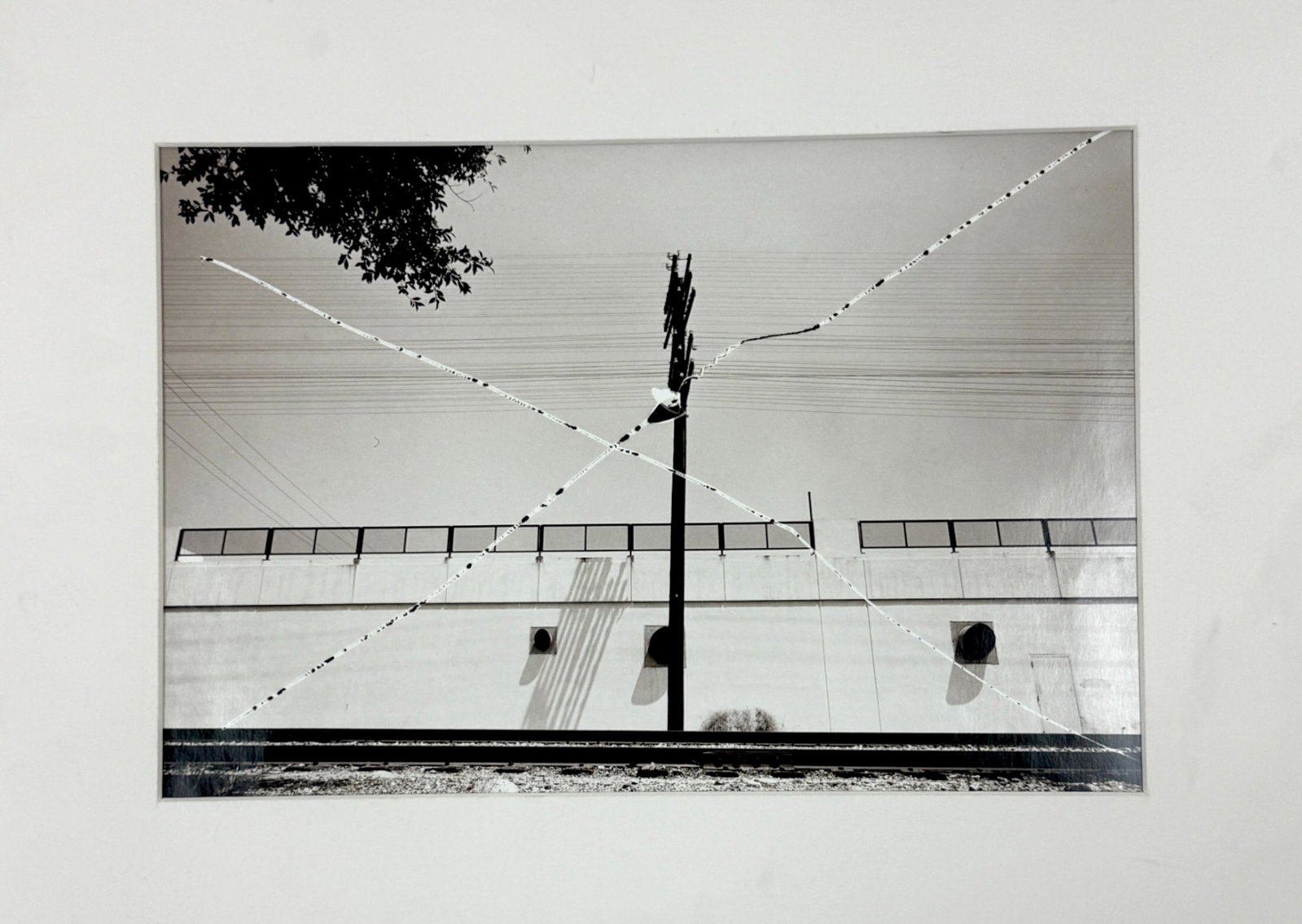 Vintage Photo By Thomas f. Hamow : Vintage Photo By Thomas f. Hamow From The Serioes Cancellations-Pasaena Parallel 11inx14in