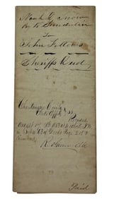 Historical Document Sheriffs Deed 1838 New York W.Smedelin