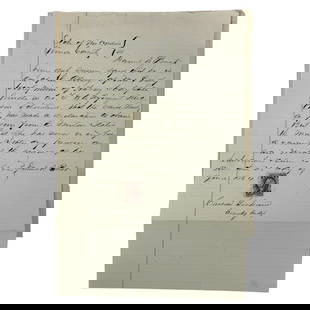 Rare Vintage Civil War Letter with Stamp : Rare Vintage Civil War Letter with Stamp