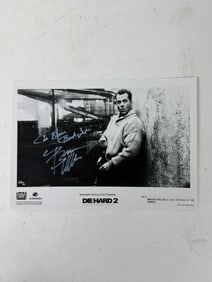 Autographed 8" x 10" Photo of Bruce Willis – Die Hard 2