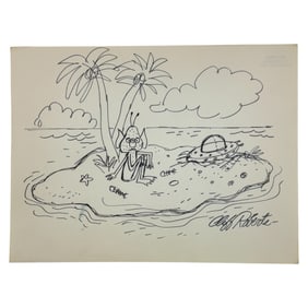 SESAME STREET Artist Original Comic Art Signed by Cliff Roberts