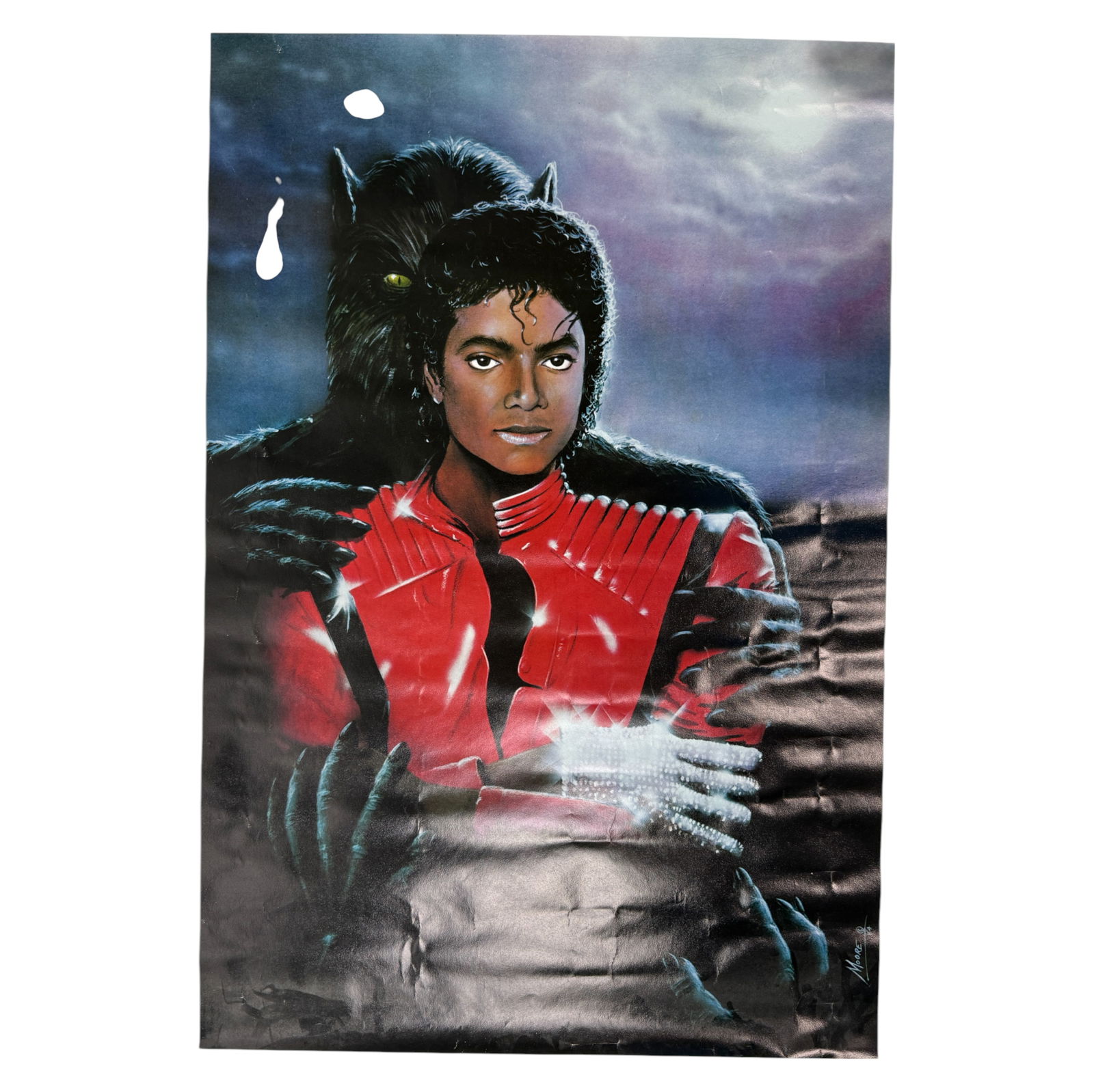 Vintage 1984 Michael Jackson Thriller 21inx31in  (1 of 2)