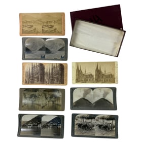 Antique Stereoview Cards From Around The World