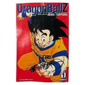 Vintage Hand Signed Dragon Ball Z Vizbig Edition Manga Signed By Akira Toriyama