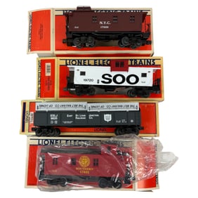 Vintage Collectible Train Toy Wagon Collection Lot