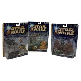 Vintage Star Wars Jabbas Court Figurine Toy Lot