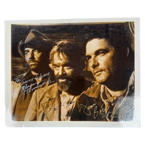 James Best Morgan Woodward Signed Autograph 8 x 10 Hollywood Photo