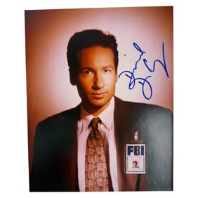 David Duchovny Signed Autograph 8 x 10 Hollywood Movie Star Photo