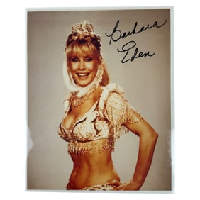 Barbara EdenSigned Autograph 8 x 10 Hollywood Movie Star Photo Genie