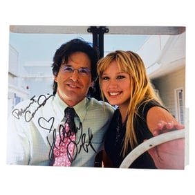 Hillary Duff Robert Carradine Autograph 8 x 10 Hollywood Movie Star Photo