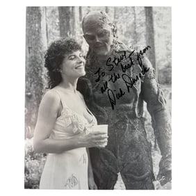 Dick Durock Swamp Thing Autograph 8 x 10 Hollywood Movie Star Photo