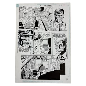 Original Comic Book Storyboard WEB Ink on Board Signed
