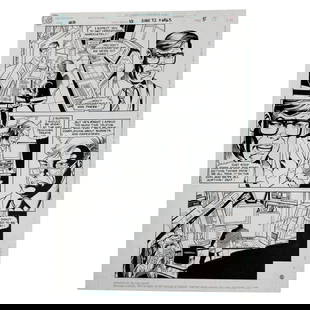 Original Comic Book Storyboard WEB Ink on Board Signed : Original Comic Book Storyboard WEB Ink on Board Signed 11" x 17"