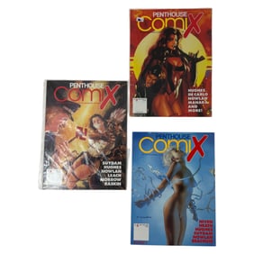 Vintage Penthouse ComiX Sealed & Unsealed Magazines #2,3,5