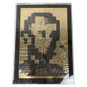 Vintage Rare Salvador Dali "Lincoln In Dalivision" Limited Edition Bas Relief Sculpture