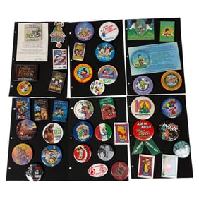 Vintage Assorted Disney Pin Collection 42pcs