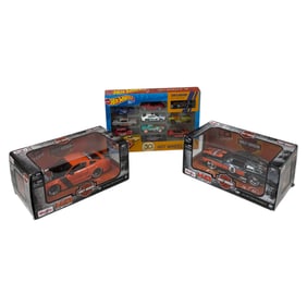 Vintage Harley Davidson 1:24 Scale Cars 7 Hotwheel Set