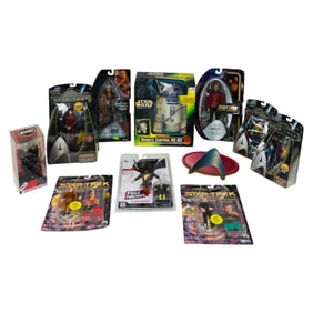 Vintage Collection Of Star Wars & Star Trek Toys And Figurines