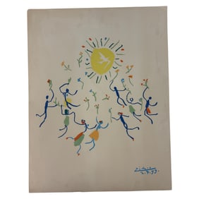 Pablo Picasso (1881-1973) Ronde Au Soleil Unframed Lithograph