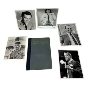 Vintage Hardcover Stars Of The Photoplay And Press Kit Photos of Old Celeberity