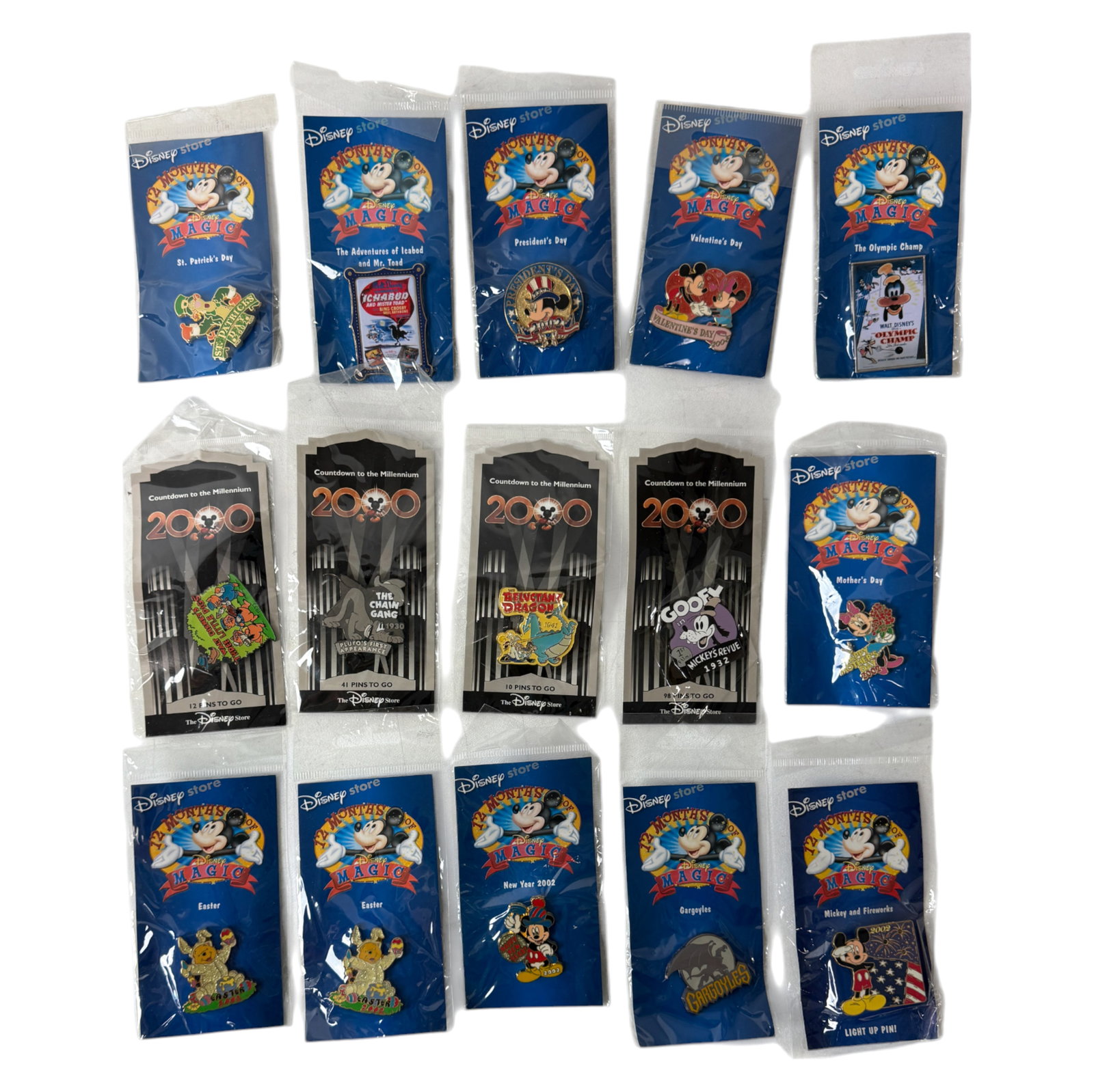 Vintage Disney Pins Collection Lot of 15  (1 of 2)