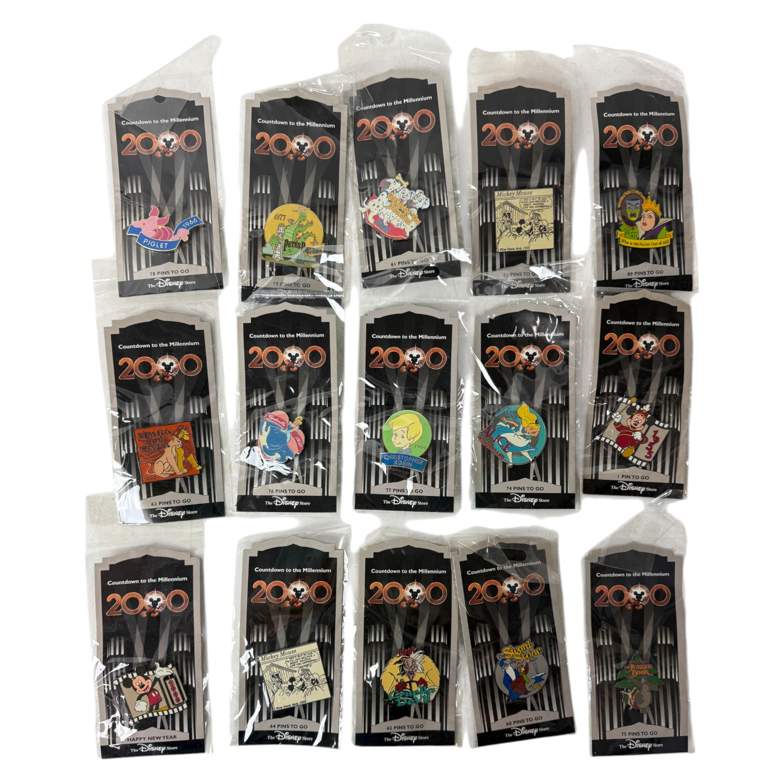 Vintage Disney Pins Collection Lot of 15  (1 of 2)