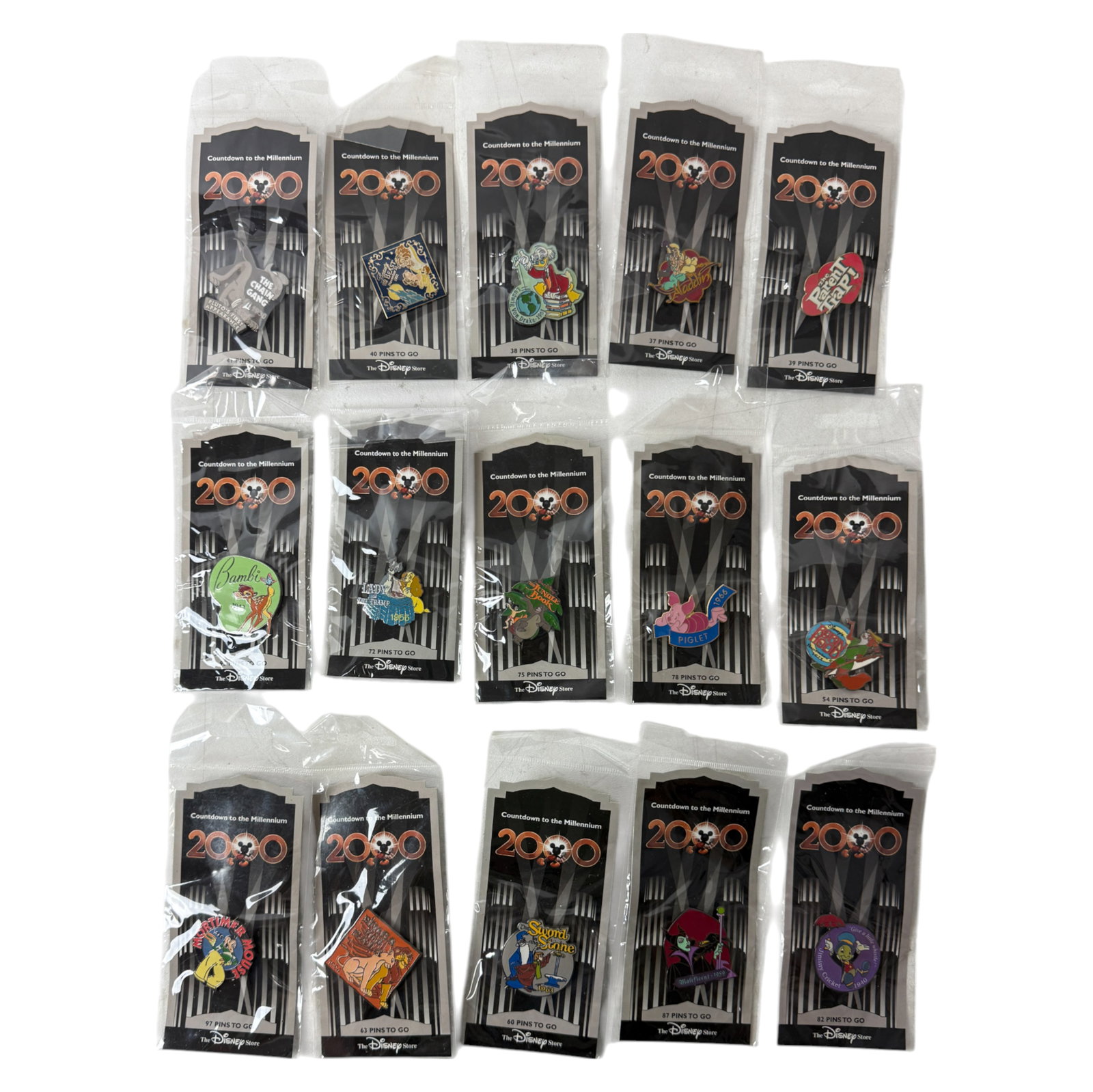 Vintage Disney Pins Collection Lot of 17 (1 of 2)