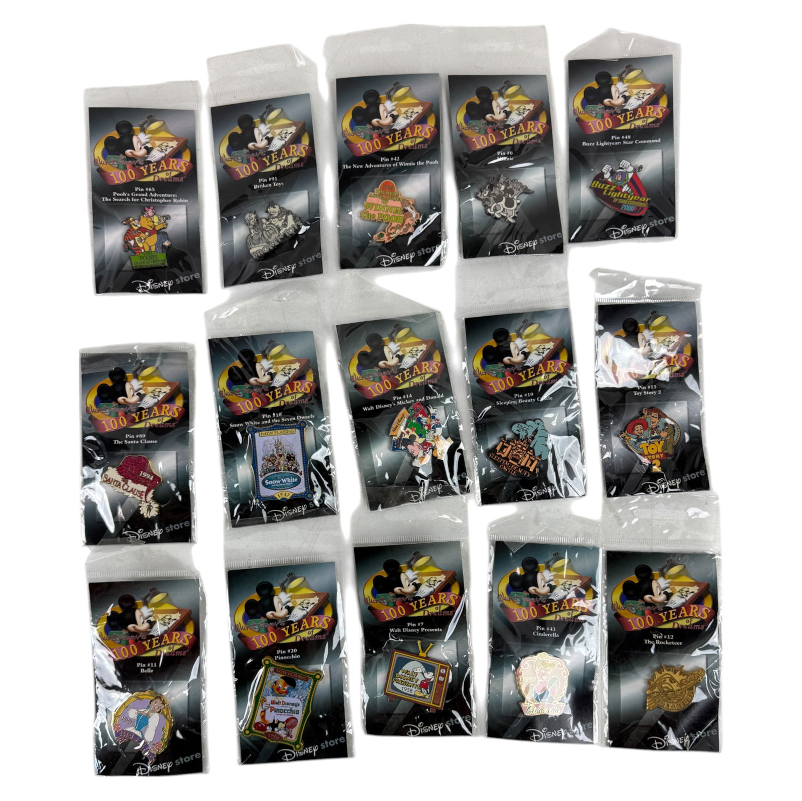 Vintage Disney Pins Collection Lot of 15  (1 of 2)